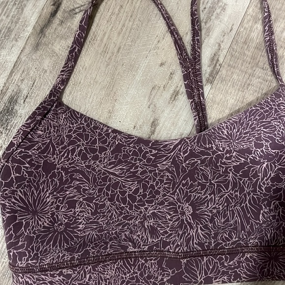 Lululemon flow Y nula bra! 😊❤️😊❤️ in purple! - Picture 2 of 5
